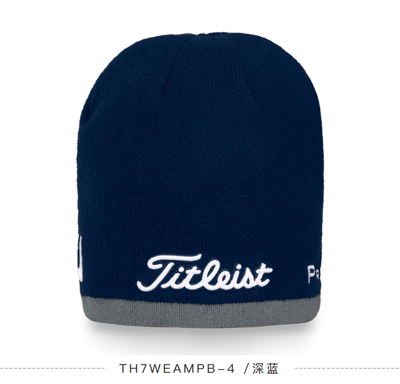 【官方正品】Titleist泰特利斯特高尔夫球帽羊毛保暖帽TH7WEAMPB