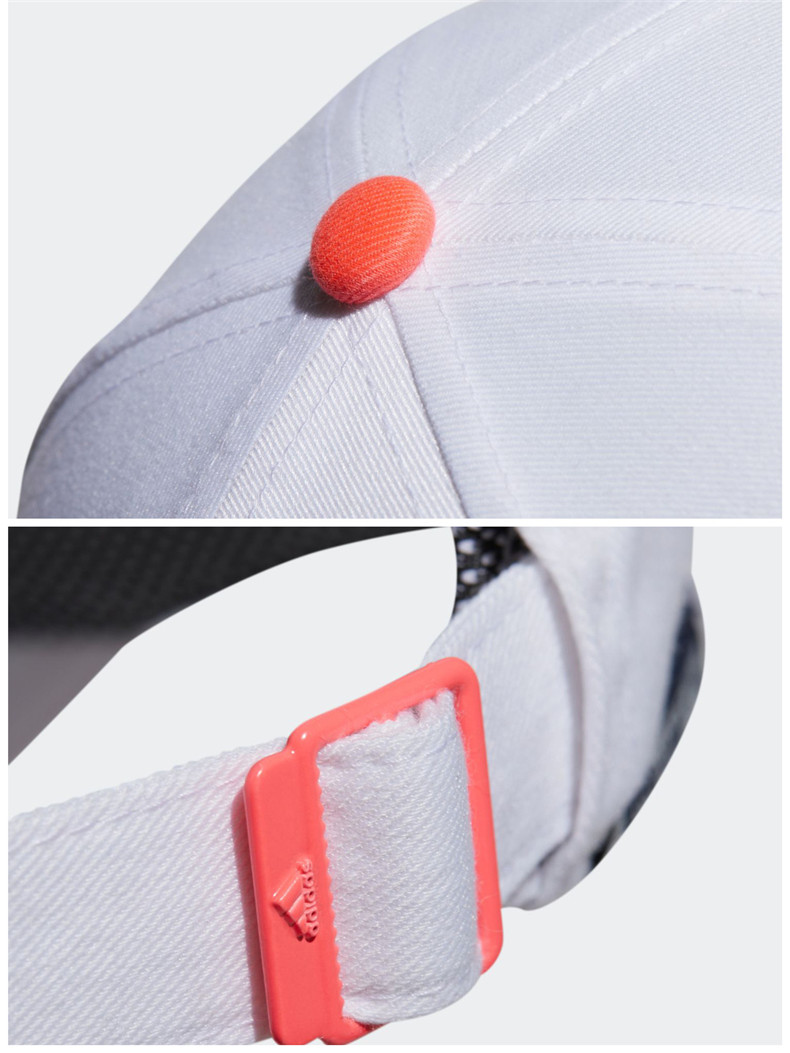【新品】Adidas阿迪达斯高尔夫球帽女士有顶帽子遮阳帽白色均码