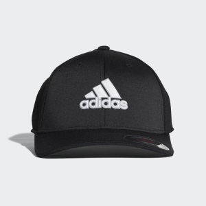 Adidas阿迪达斯 高尔夫帽子男士运动休闲遮阳帽新款防晒球帽黑色