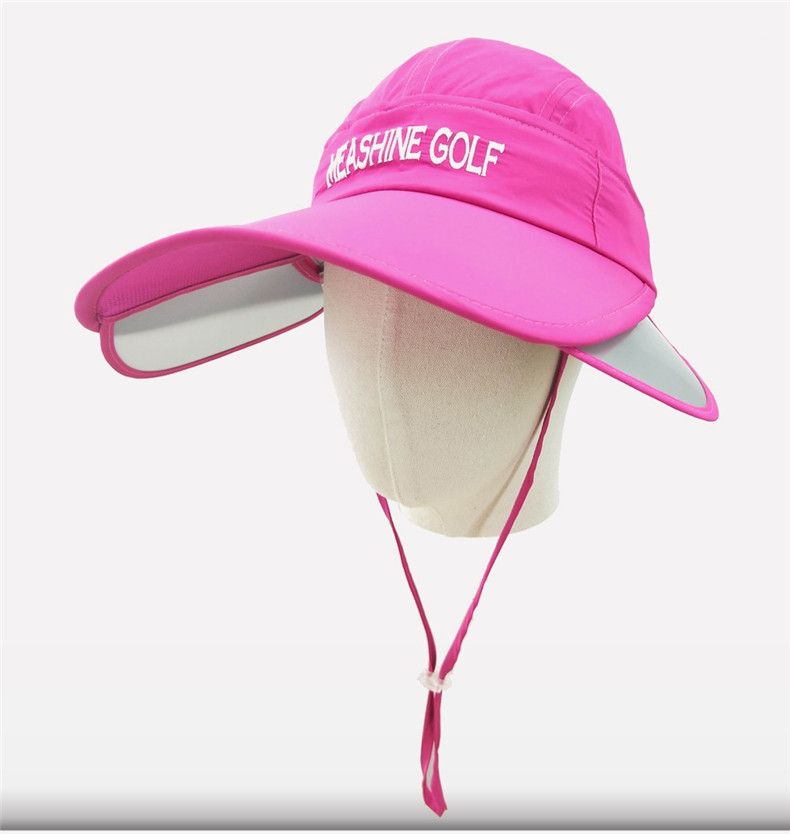 【21新款】MEASHINE美晟女士高尔夫遮阳帽golf球帽遮阳防晒帽粉色