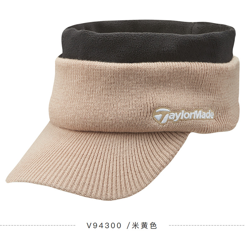 TaylorMade泰勒梅高尔夫新款正品女士针织保暖舒适运动遮阳鸭舌帽