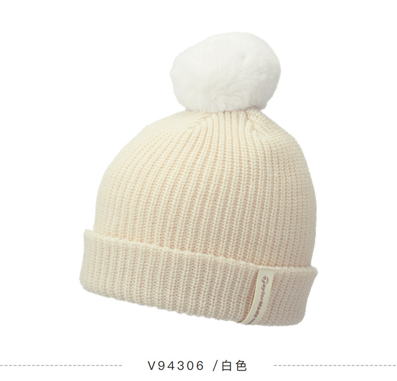 【新品】Taylormade泰勒梅高尔夫球帽女士舒适针织帽 V94306 白色