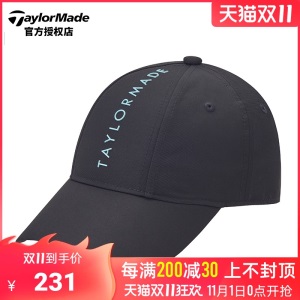 TaylorMade泰勒梅高尔夫球帽子女士可调节透气有顶golf鸭舌遮阳帽