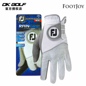 FootJoy高尔夫手套男士FJ RainGrip高性能握力雨天专用单只左手