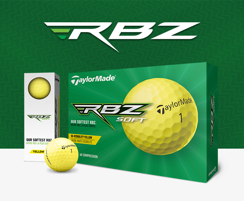 【2021新款】TaylorMade泰勒梅高尔夫球男女士RBZ Soft二层练习球