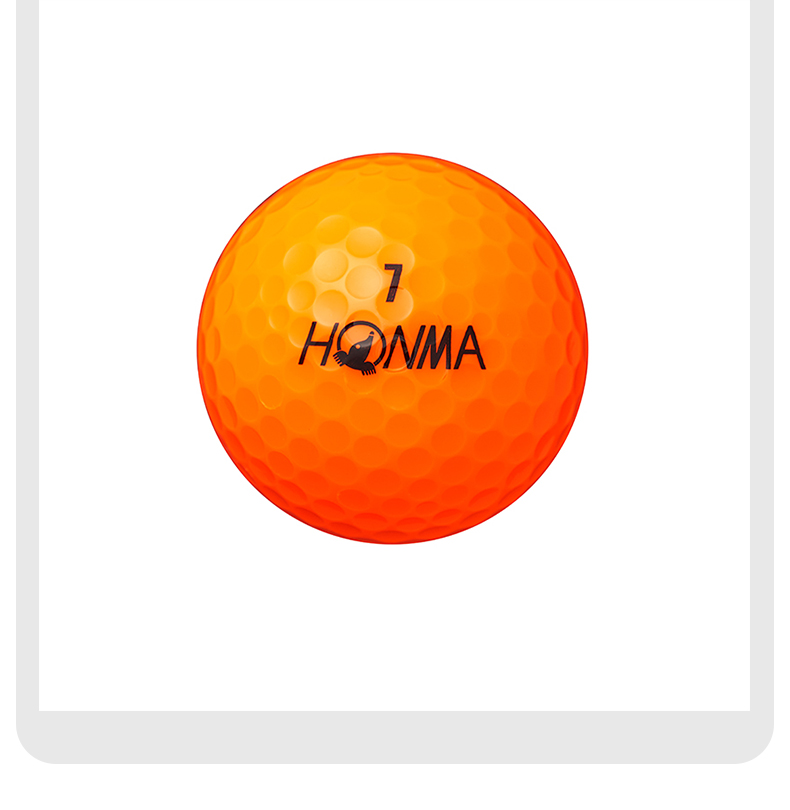 HONMA高尔夫球全新D1 DARUMA达摩款彩色高尔夫球白色两层远距球