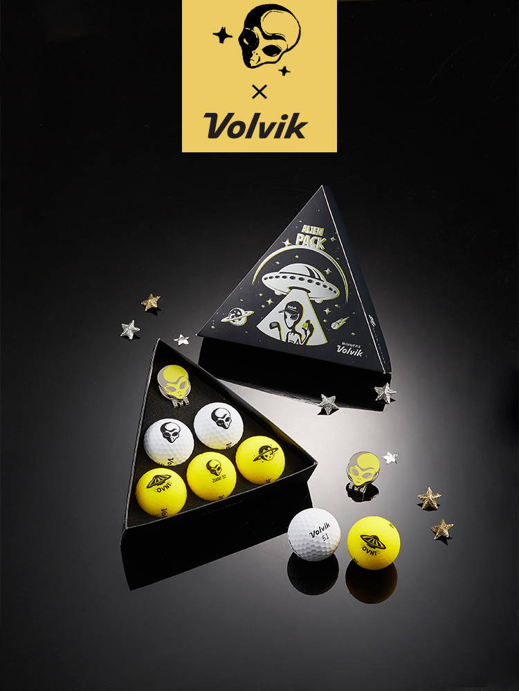 【2021新款】Volvik沃维克高尔夫礼盒球外星人礼盒球golf二层球
