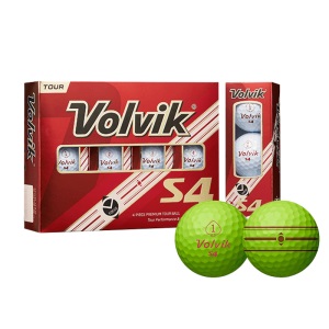 Volvik沃维克S4新款四层高尔夫彩球光面12粒LPGA职业比赛用品