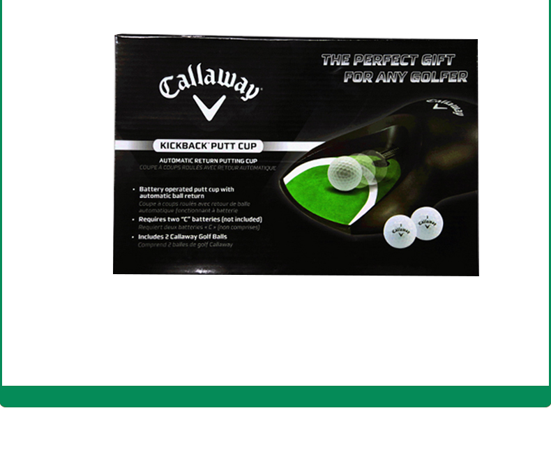 Callaway卡拉威高尔夫推杆自动回球器 家庭练习Golf推杆辅助器材