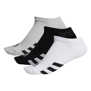 【3双装】Adidas阿迪达斯高尔夫袜子男短袜吸汗透气新款官方正品