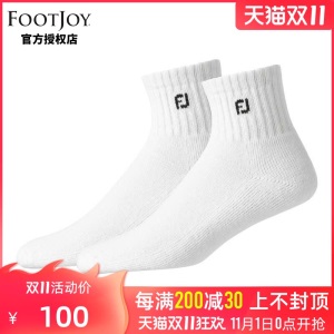 【三双装】FootJoy高尔夫球袜女士运动袜FJ袜吸汗透气耐磨中筒袜