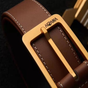 【2021新款】HONMA高尔夫皮带男士golf皮革腰带礼盒HMHC014B102
