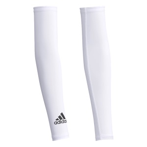 Adidas阿迪达斯高尔夫男女士遮阳冰丝防晒袖套夏季户外超薄透气白