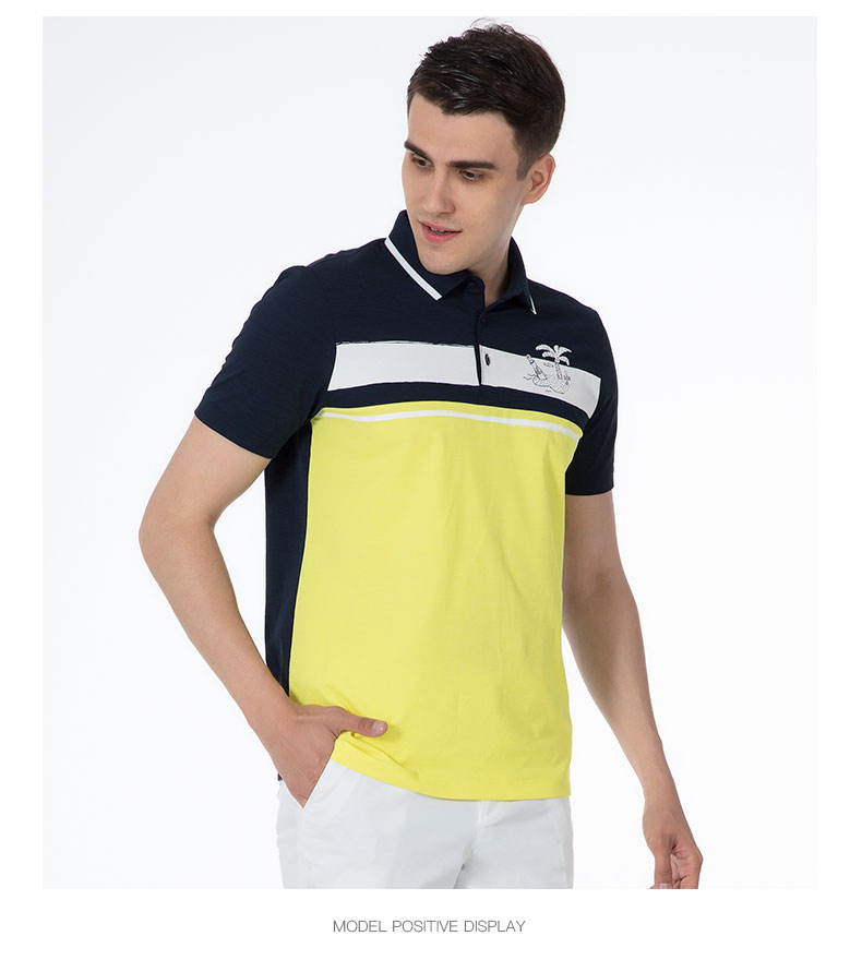 Castelbajac（法国C牌）高尔夫男装 短袖T恤 艺术时尚运动Polo衫