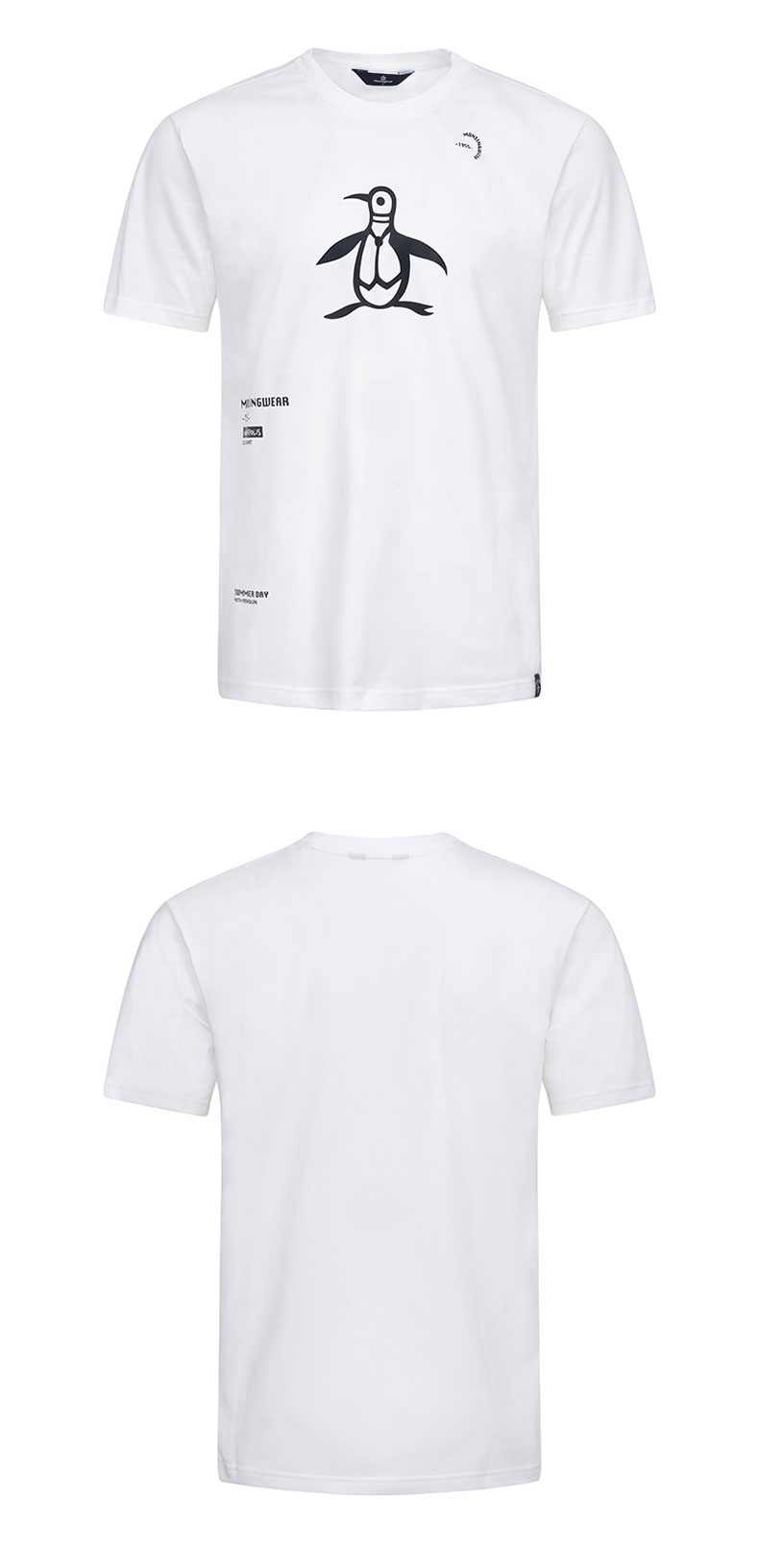 Munsingwear/万星威男装短袖T恤衫21春夏新品运动圆领高尔夫短袖