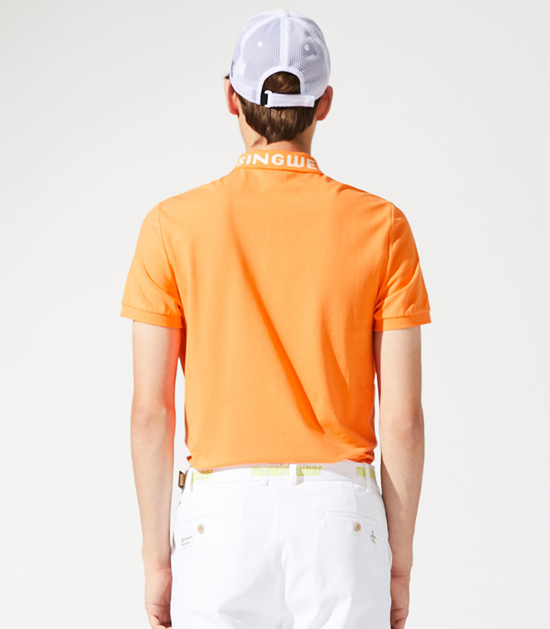 Munsingwear/万星威男装短袖T恤21春夏新品运动舒适高尔夫polo衫