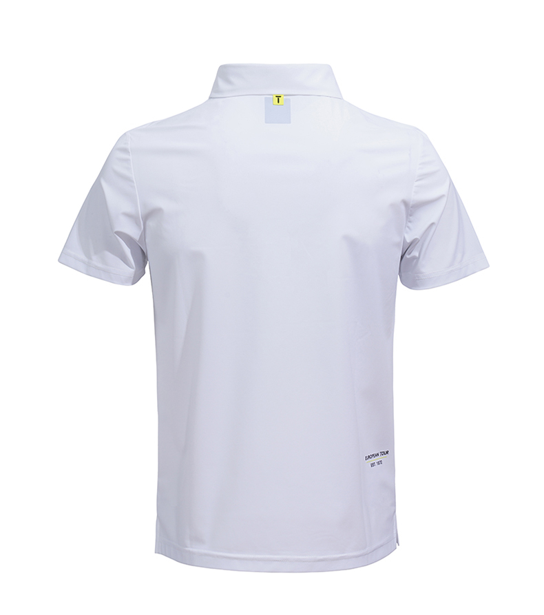EuropeanTour欧巡赛高尔夫服装男短袖Polo衫21夏速干弹力运动T恤