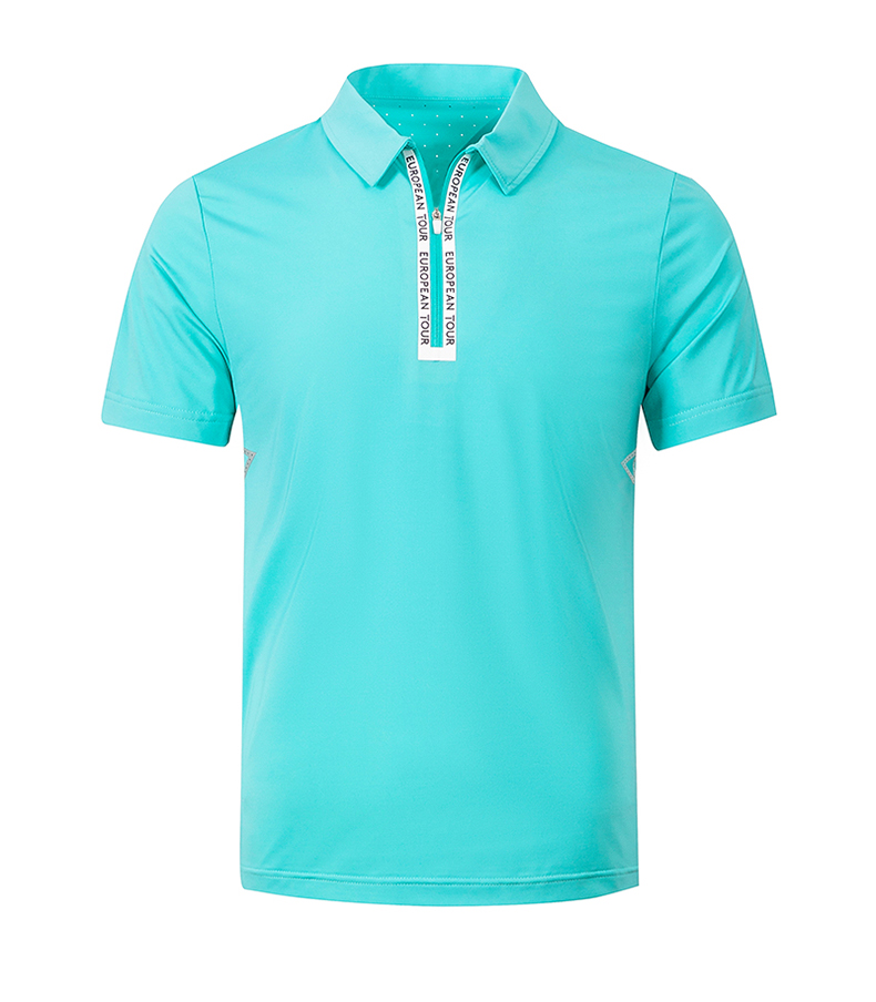EuropeanTour欧巡赛高尔夫男装短袖T恤 夏季运动速干短袖polo衫