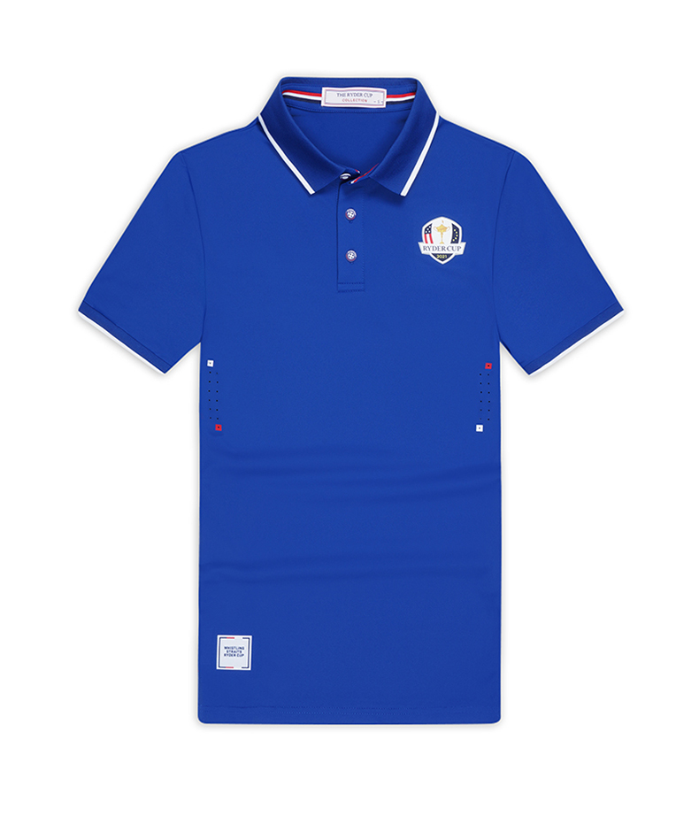 RyderCup莱德杯高尔夫服装男短袖T恤21夏季男装速干翻领Polo衫