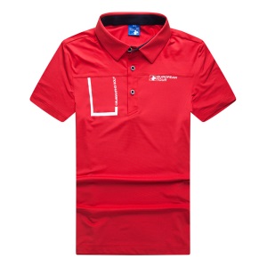 EuropeanTour欧巡赛高尔夫男装 夏季运动Polo衫 速干修身短袖T恤