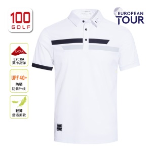 EuropeanTour欧巡赛高尔夫服装男21夏运动翻领短袖T恤速干Polo衫