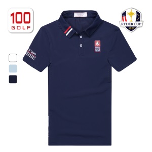 RyderCup莱德杯高尔夫男装短袖T恤21新款运动速干透气男士Polo衫