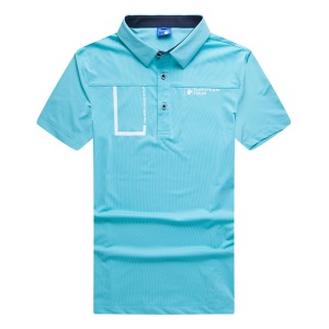 EuropeanTour欧巡赛高尔夫男装 夏季运动Polo衫 速干修身短袖T恤