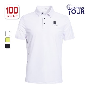 EuropeanTour欧巡赛高尔夫服装男短袖T恤21夏季修身弹力Polo衫