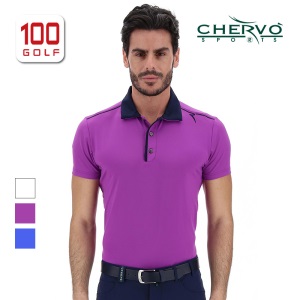 CHERVO意大利雪傲高尔夫服装 男士夏季ACORUS高尔夫衣服男士T恤