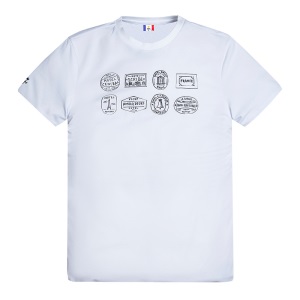 Castelbajac（C牌）高尔夫男装短袖T恤 夏季时尚印花圆领运动T恤