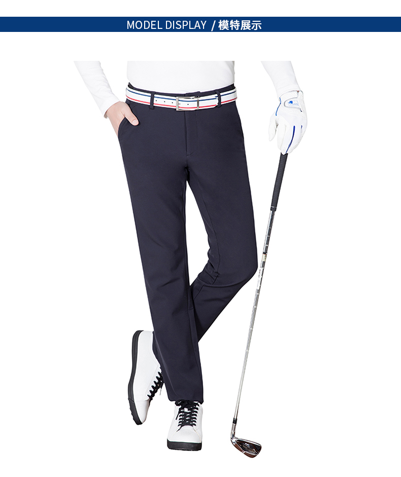 RyderCup莱德杯高尔夫服装 秋冬男子高尔夫长裤抓绒保暖男士长裤