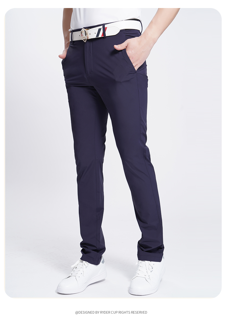 RyderCup莱德杯高尔夫服装男长裤21夏季薄款长裤修身弹力运动男裤