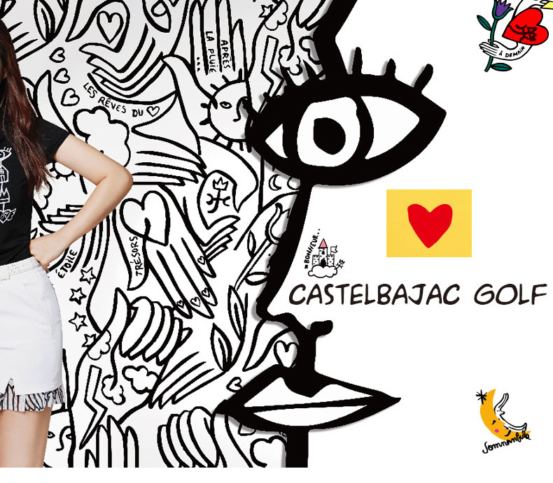 Castelbajac（C牌）高尔夫服装男长裤 秋冬时尚弹力男裤休闲长裤