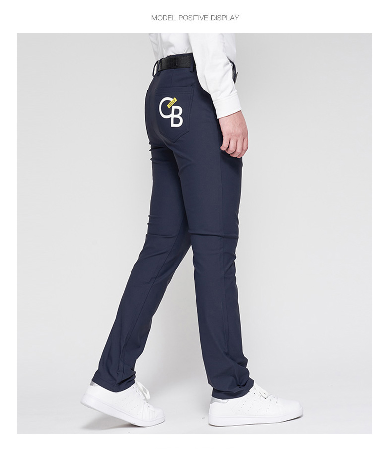 Castelbajac（C牌）高尔夫服装男士长裤秋冬时尚刺绣休闲裤 新品