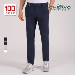 CHERVO意大利雪傲高尔夫男装20夏季SPELL薄长裤时尚白色男裤子