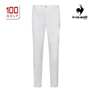 Le Coq Sportif/乐卡克高尔夫服装男士长裤 白色Golf长裤休闲裤