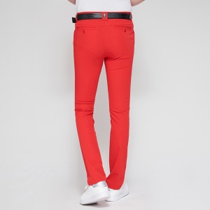 Castelbajac（C牌）高尔夫男装休闲裤薄款长裤修身弹力运动男裤
